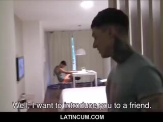 Straight Amateur Young Latino lad Paid Cash For Gay Orgy